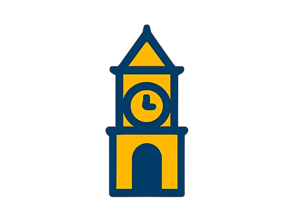 Overland Park clock tower, representing Johnson County senior living communities